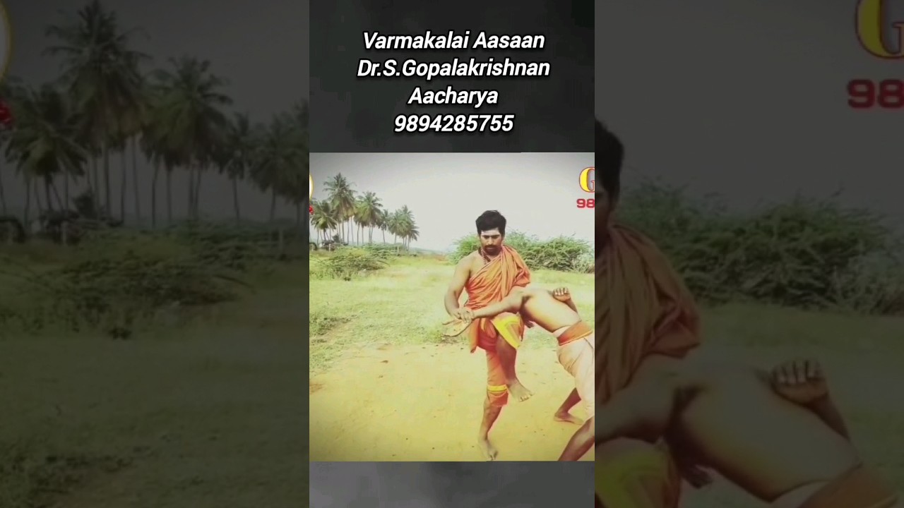 வர்மக்கலை கத்திக்குத்து பிடிமுறை/Varmakalai Knife Defence/Varmakalai Aasaan Dr.S.Gopalakrishnan