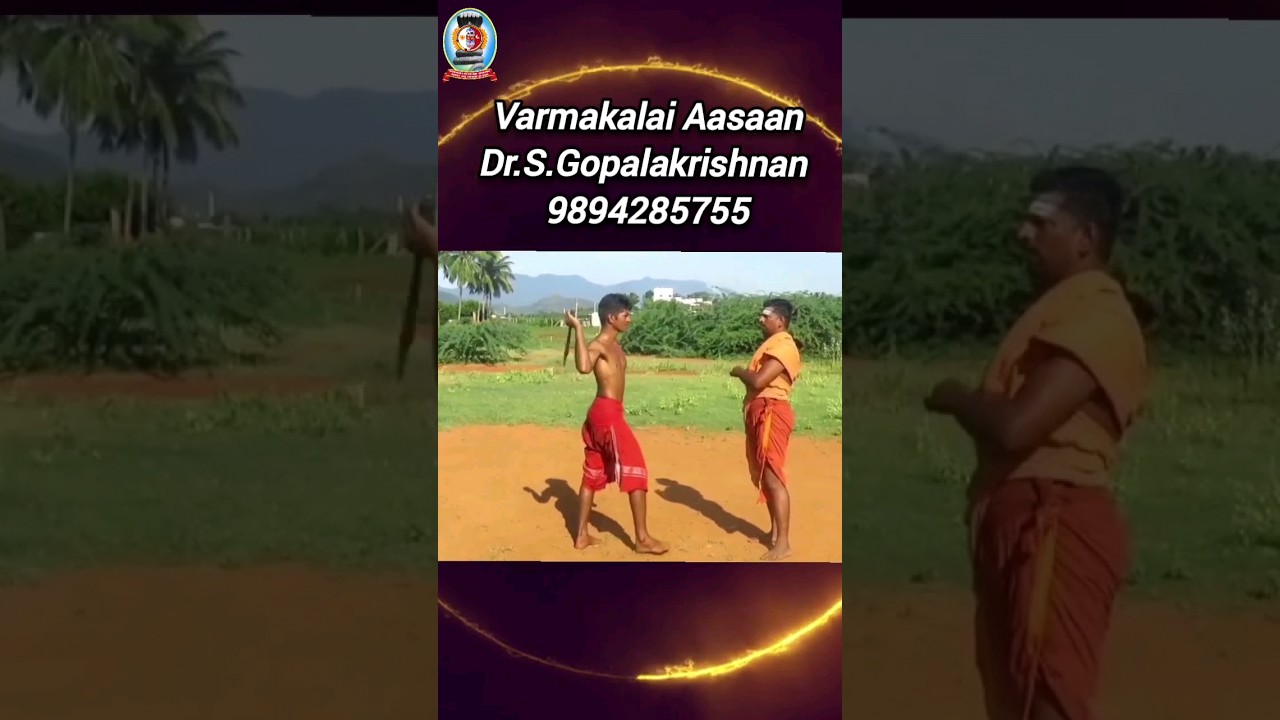 Knife Defence in Varmakalai/கத்திப்பிடிமுறை/Varmakalai Aasaan Dr.S.Goplakrishnan 9894285755