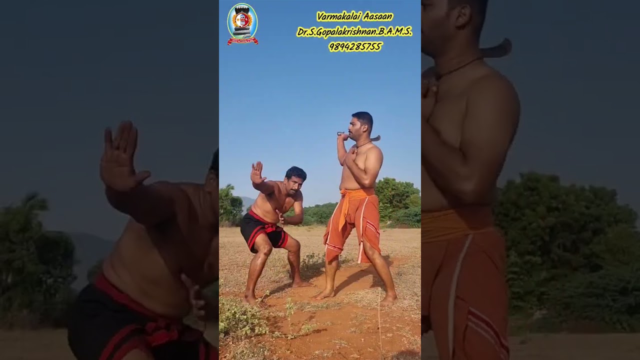 அரிவாள் வெட்டுக்கு வர்மக்கலை பிடிமுறை/தலைமை வர்மக்கலை ஆசான் Dr.எஸ்.கோபாலகிருஷ்ணன்.B.A.M.S.