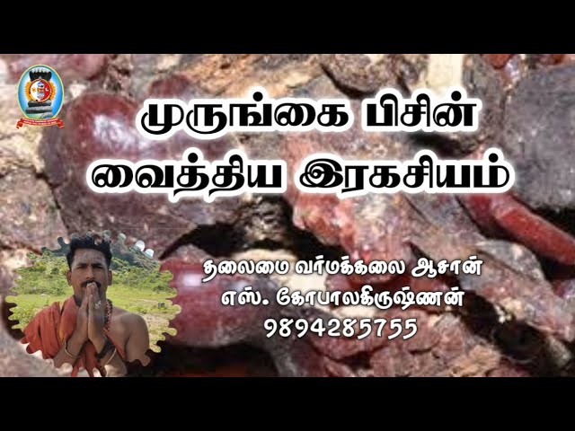 முருங்கை பிசின் வைத்திய இரகசியம் / எஸ். கோபாலகிருஷ்ணன் +919894285755