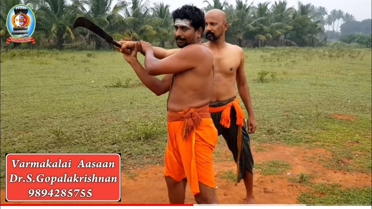 அரிவாள் வெட்டுக்கு வர்மக்கலை திறவுகோல்/Varmakalai Sword Defence/Dr.S.Gopalakrishnan+919894285755