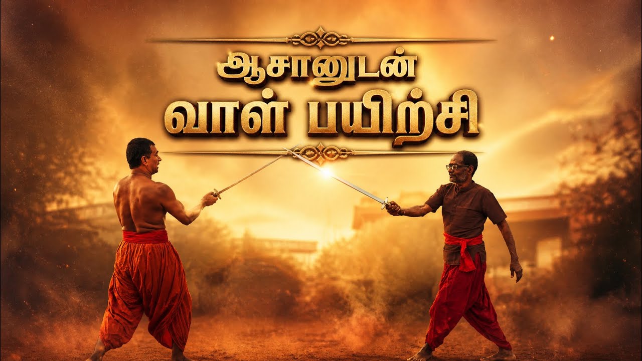 ஆசானுடன் வாள் பயிற்சி