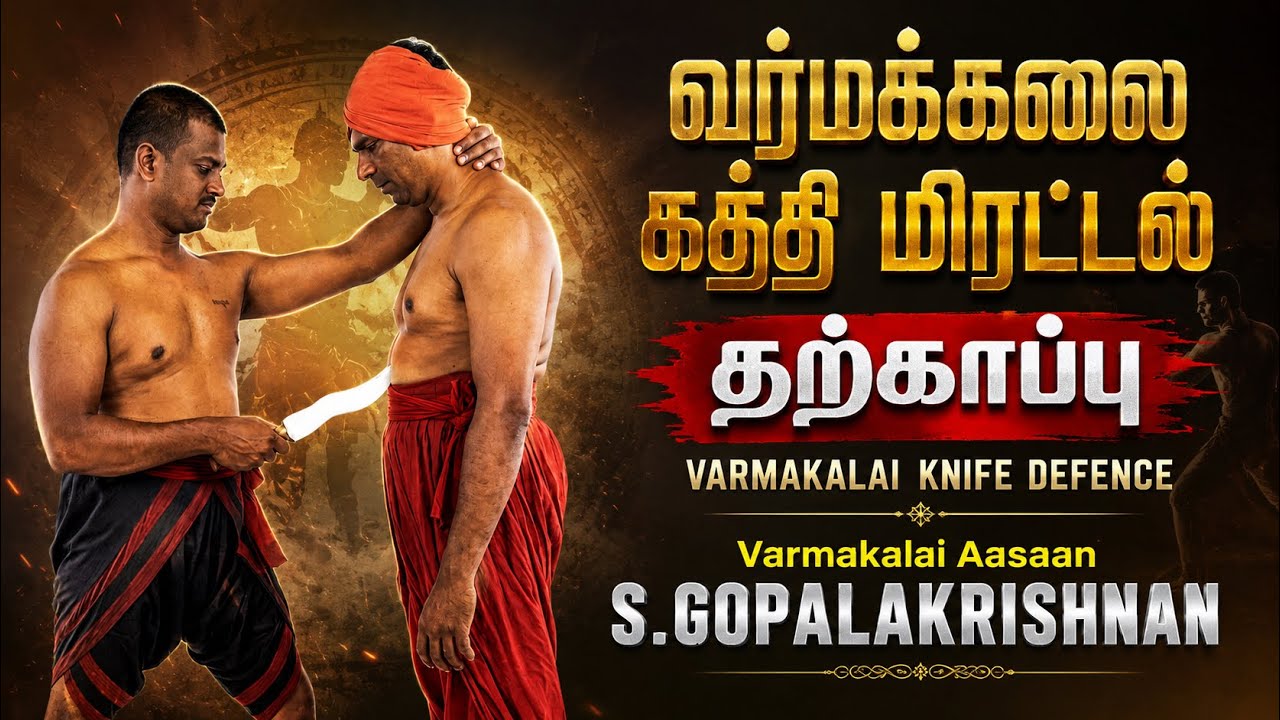 வர்மக்கலை கத்தி மிரட்டல் தற்காப்பு/Varmakalai Knife Defence/S.Gopalakrishnan 9894285755